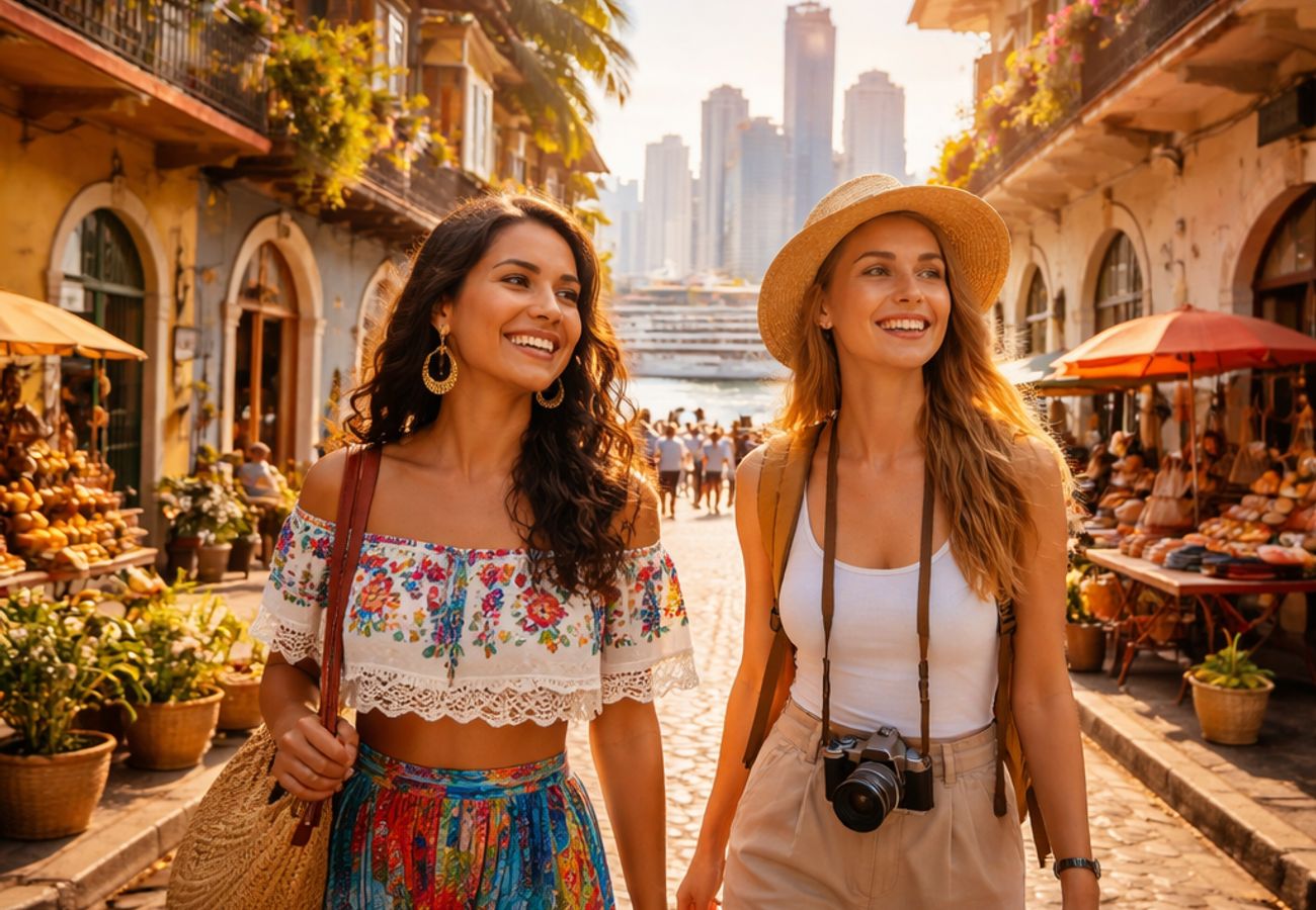 Panama and Philippines flags representing new tourism cooperation agreement and travel connectivity initiative