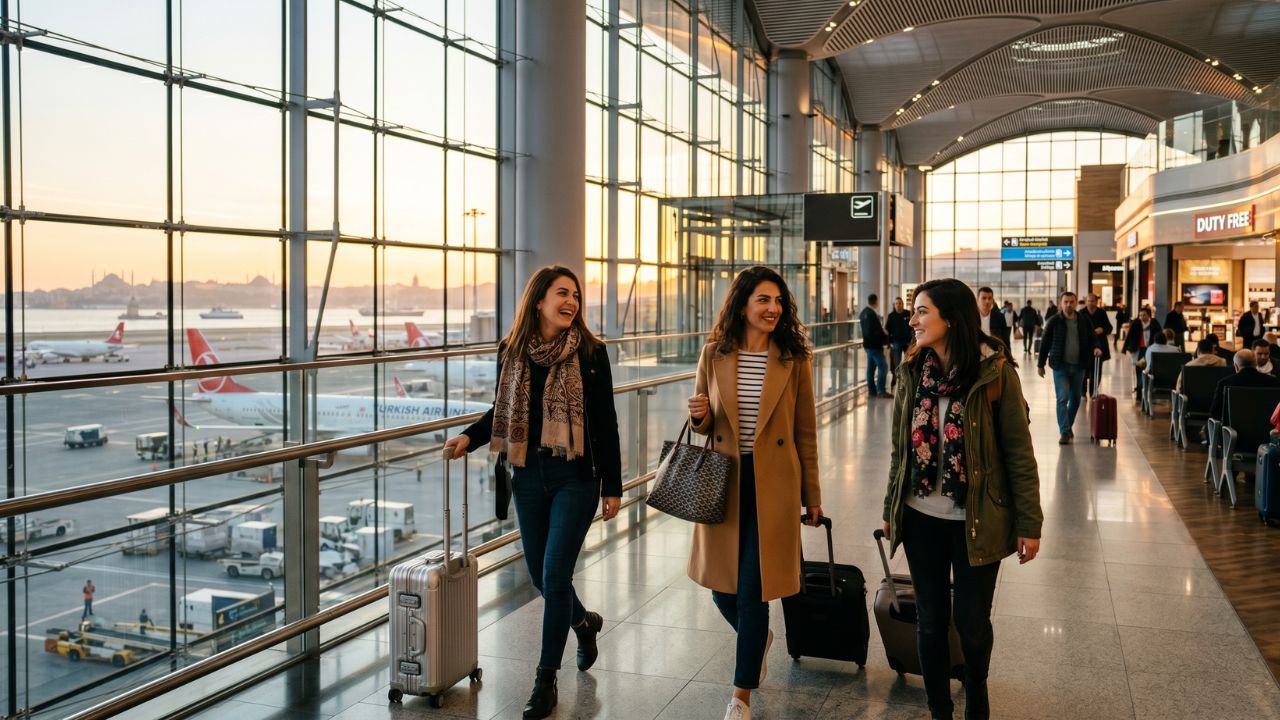British tourists enjoying a disruption-free holiday on the Turkish Riviera, successfully bypassing the severe travel chaos of legacy UK transit hubs using Pegasus Airlines