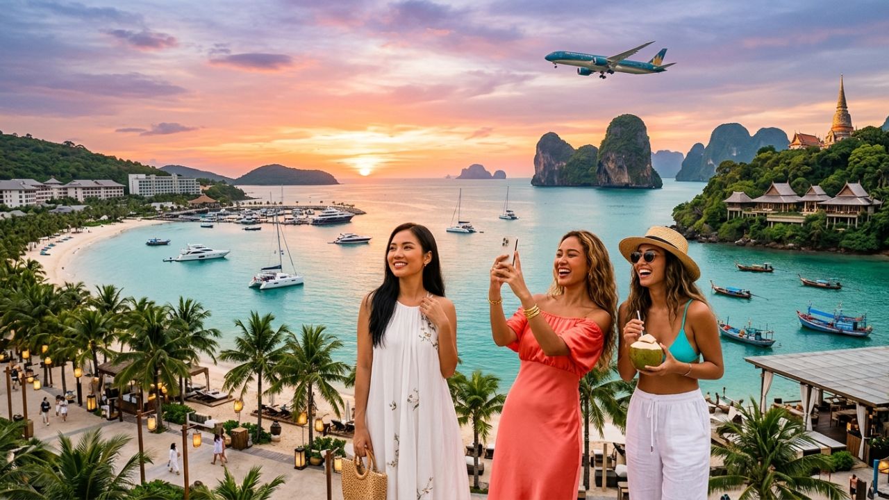 Breaking Tourism News: Vietnam and Thailand Deploy Unified Aviation Corridor, Defeating Travel Chaos with Phu Quoc-Phuket Link