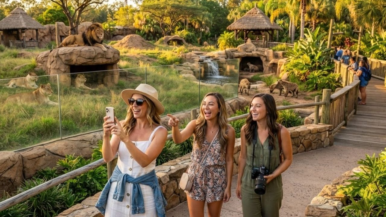 Busch Gardens Tampa Bay Unveils New Lion and Hyena Ridge Habitat