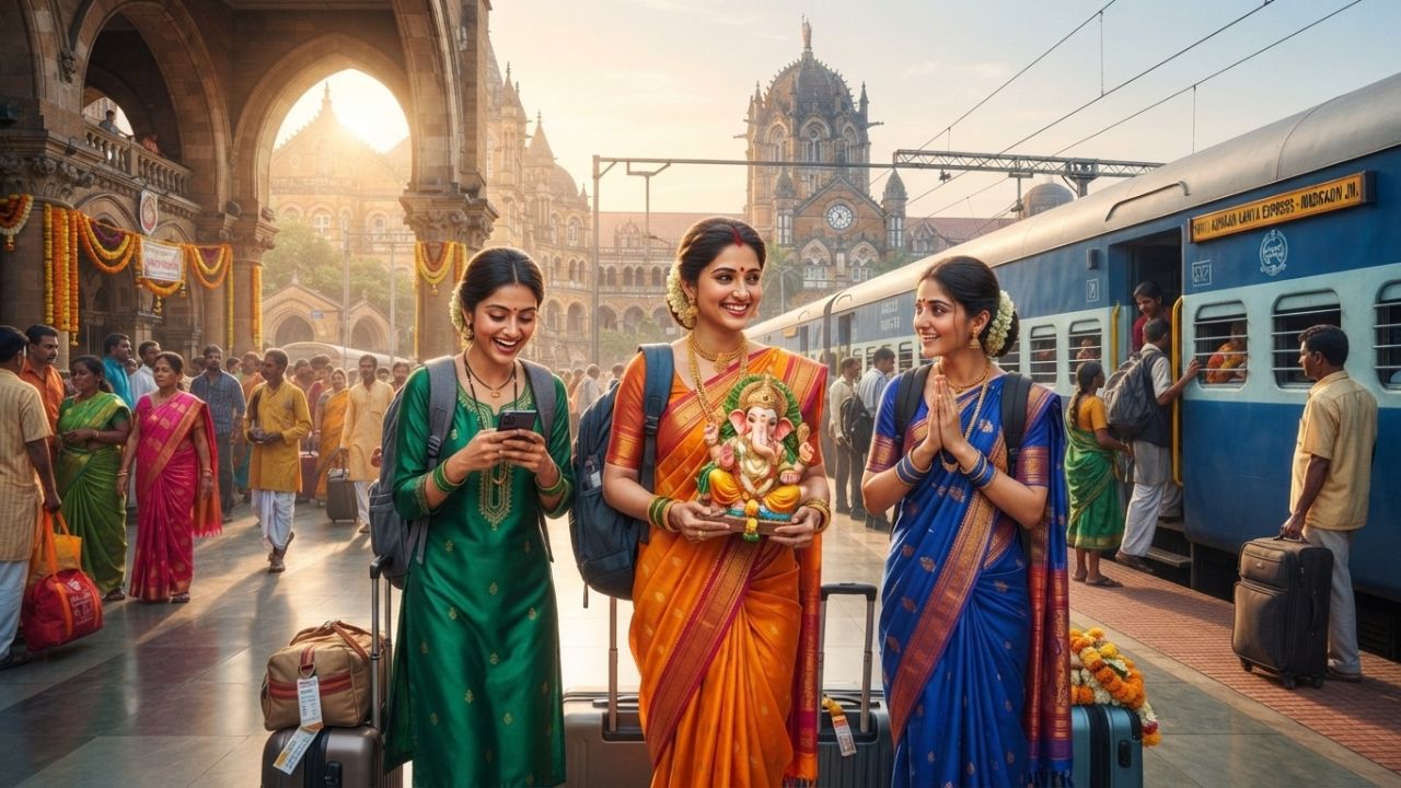 Central Railway Schedules 246 Ganpati Special Trains for Ganesh Chaturthi 2026