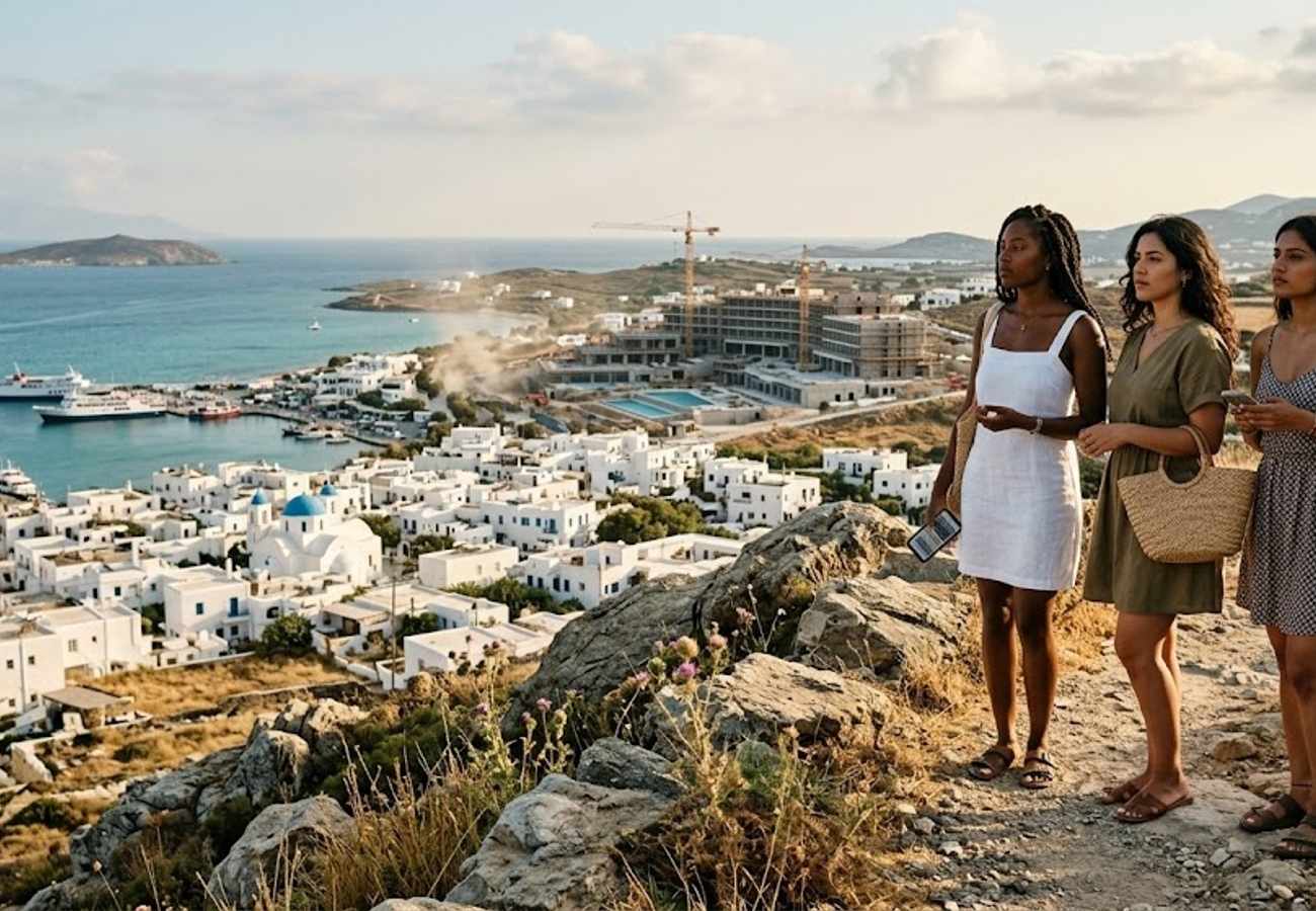 Greece's Paros Faces Overtourism Backlash Over 46-Pool Luxury Hotel as Visitor Numbers Hit Record 970,000 in 2025