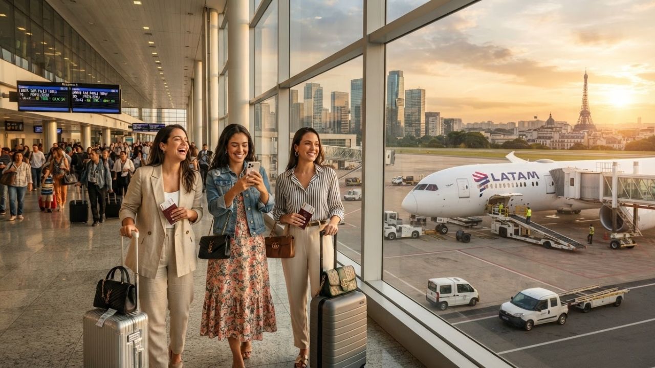 LATAM São Paulo-Paris Flight LA 8068 Booking Congestion