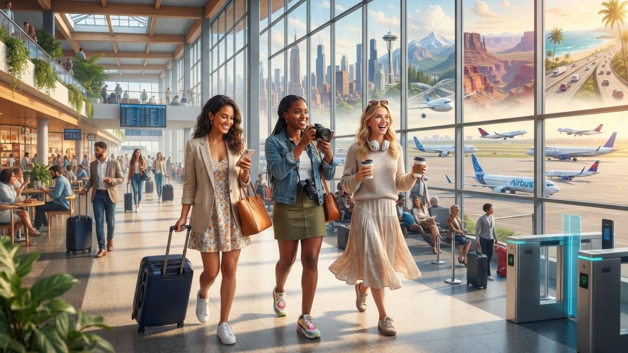 US Domestic Travel Boom Drives Record Airport Passenger Demand