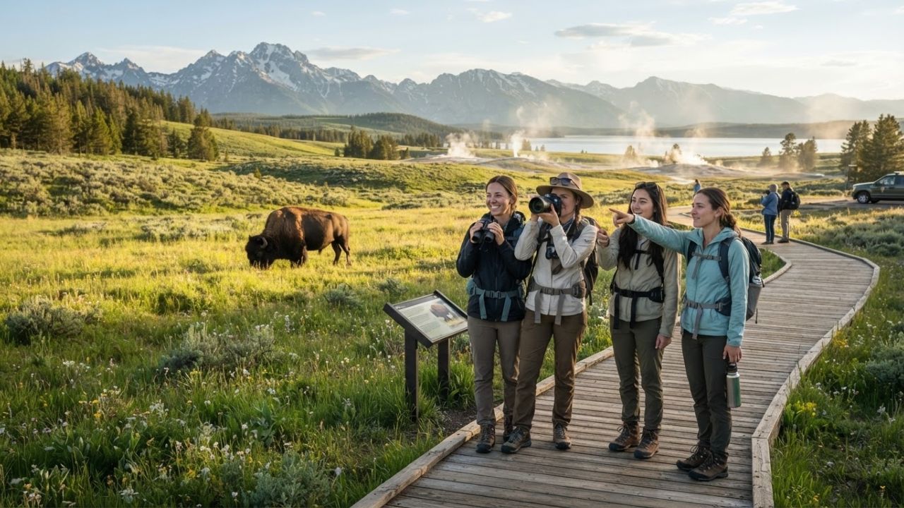 Yellowstone Tourist Hospitalized After Bison Attack
