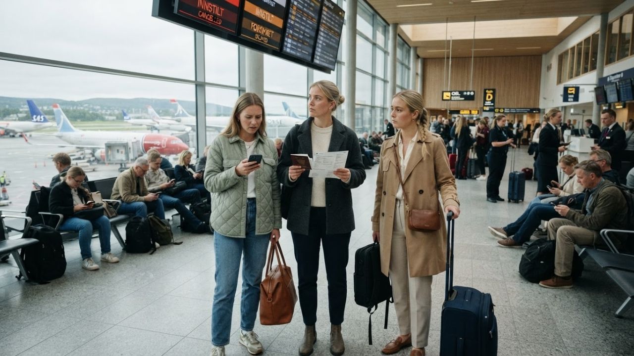 ATC Strike Causes 69 Flight Cancellations at Oslo Gardermoen Airport Paralyzing Norway Travel