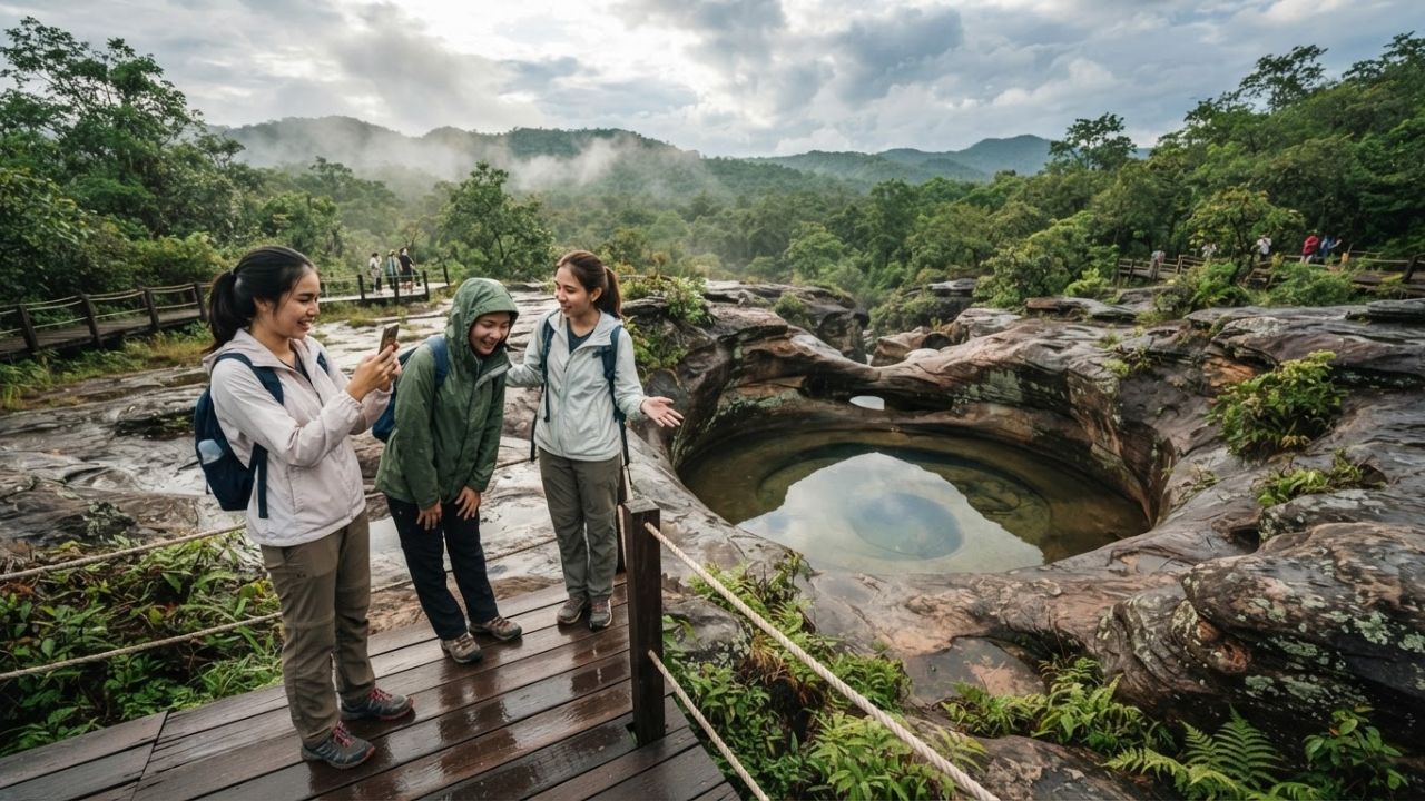 Thailand Promotes Naga Eye Geological Wonder at Phu Langka