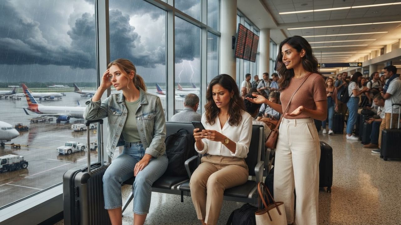 US Flight Cancellations and Delays Spike Amid East Coast Storms