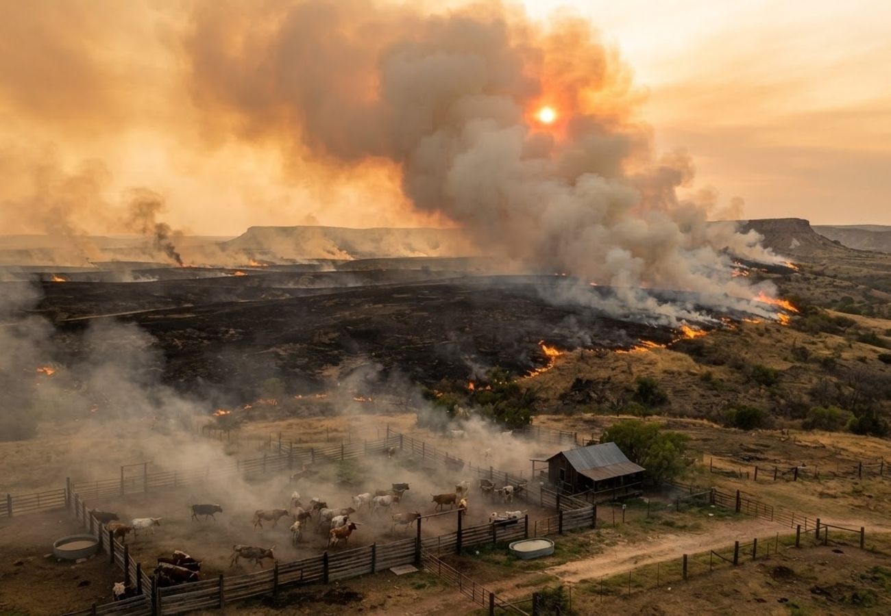 US Wildfire Emergency 2026: Texas Ross Fire and Nevada Blazes Disrupt Outdoor Tourism