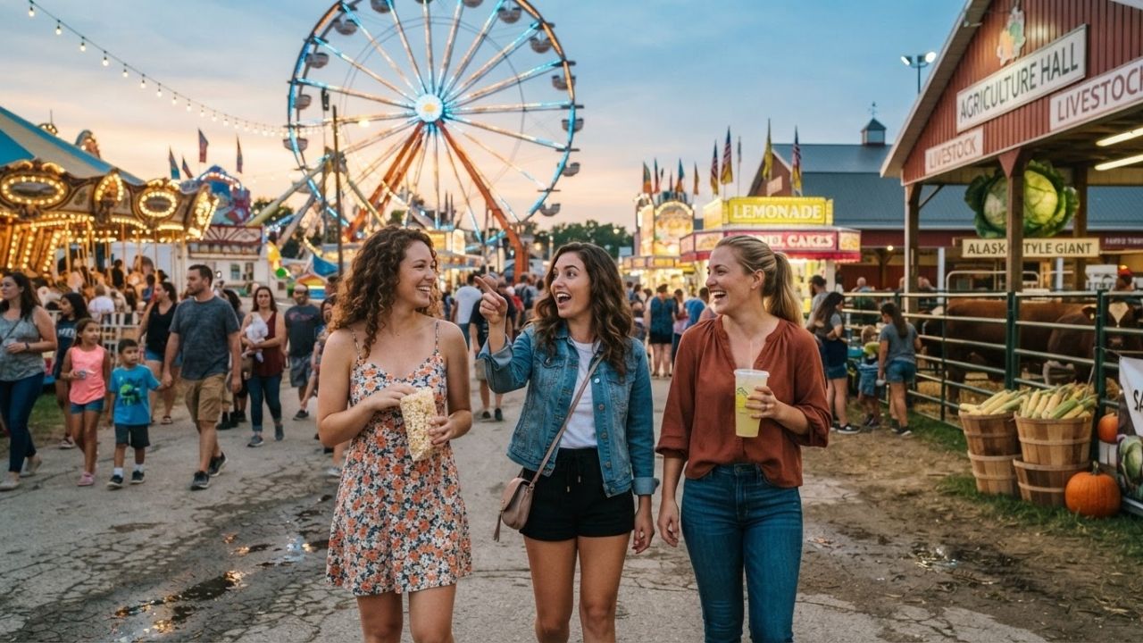US State Fairs in Indiana, Illinois, Ohio, and Alaska Schedule for August 2026
