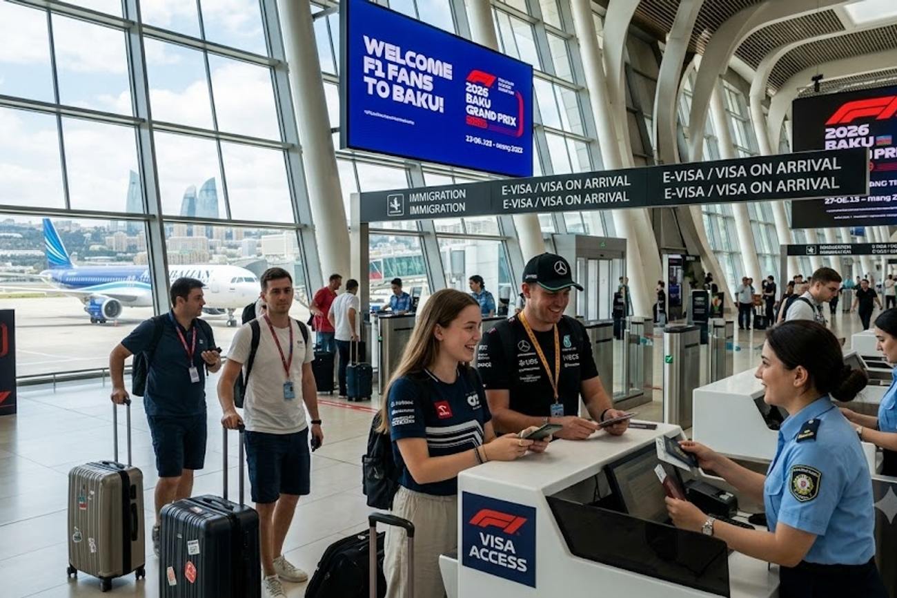 Azerbaijan Unlocks Easier Travel for F1 Fans With Airport Visa Access for 2026 Baku Grand Prix
