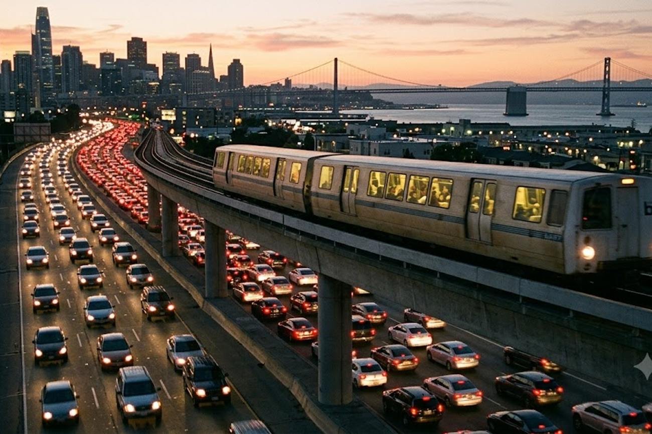 BART Service Cuts Could Add 43 Minutes to California Journeys as Bay Area Traffic Pressure Mounts
