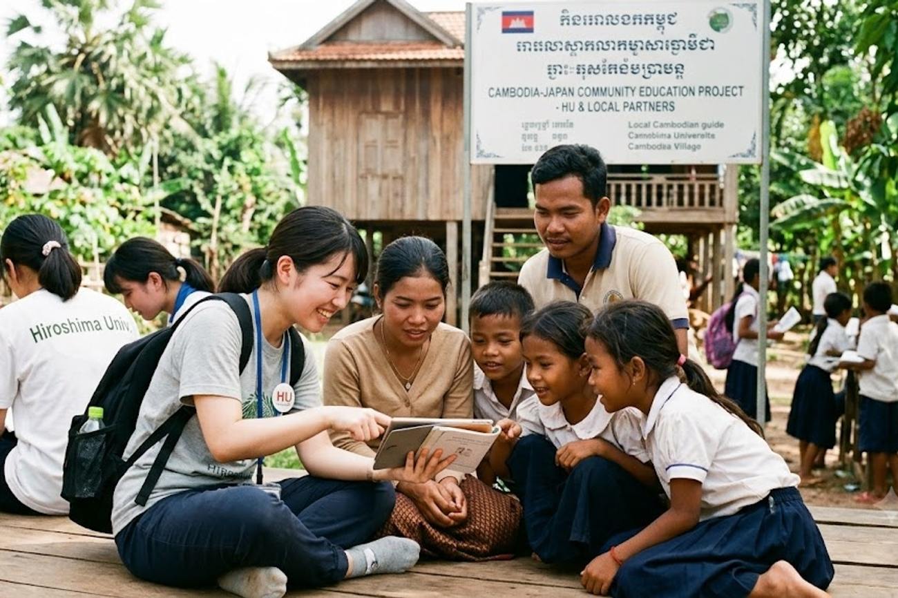 Cambodia and Hiroshima University Expand Educational Tourism Growth Through Student Exchanges and Community Projects