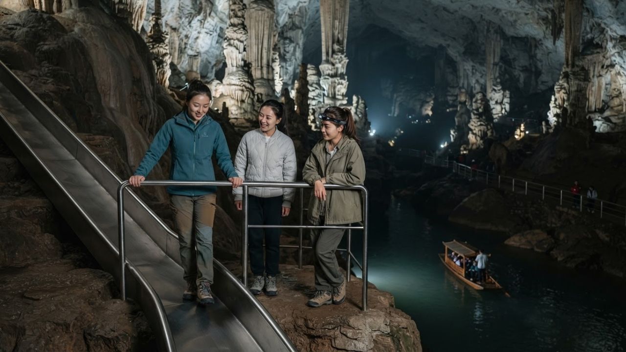 China Underground Tourism: Tianquan Cave Chute Slide Blends 3-Million-Year-Old Geology with Adventure 2026