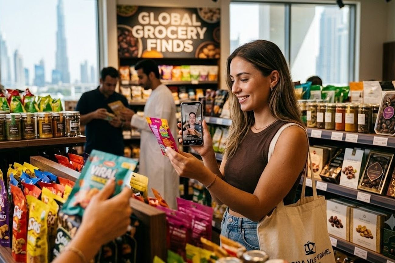Dubai Travel Boom As Viral TikTok Products Turn Food Hunting Into A New Global Grocery Tourism Trend