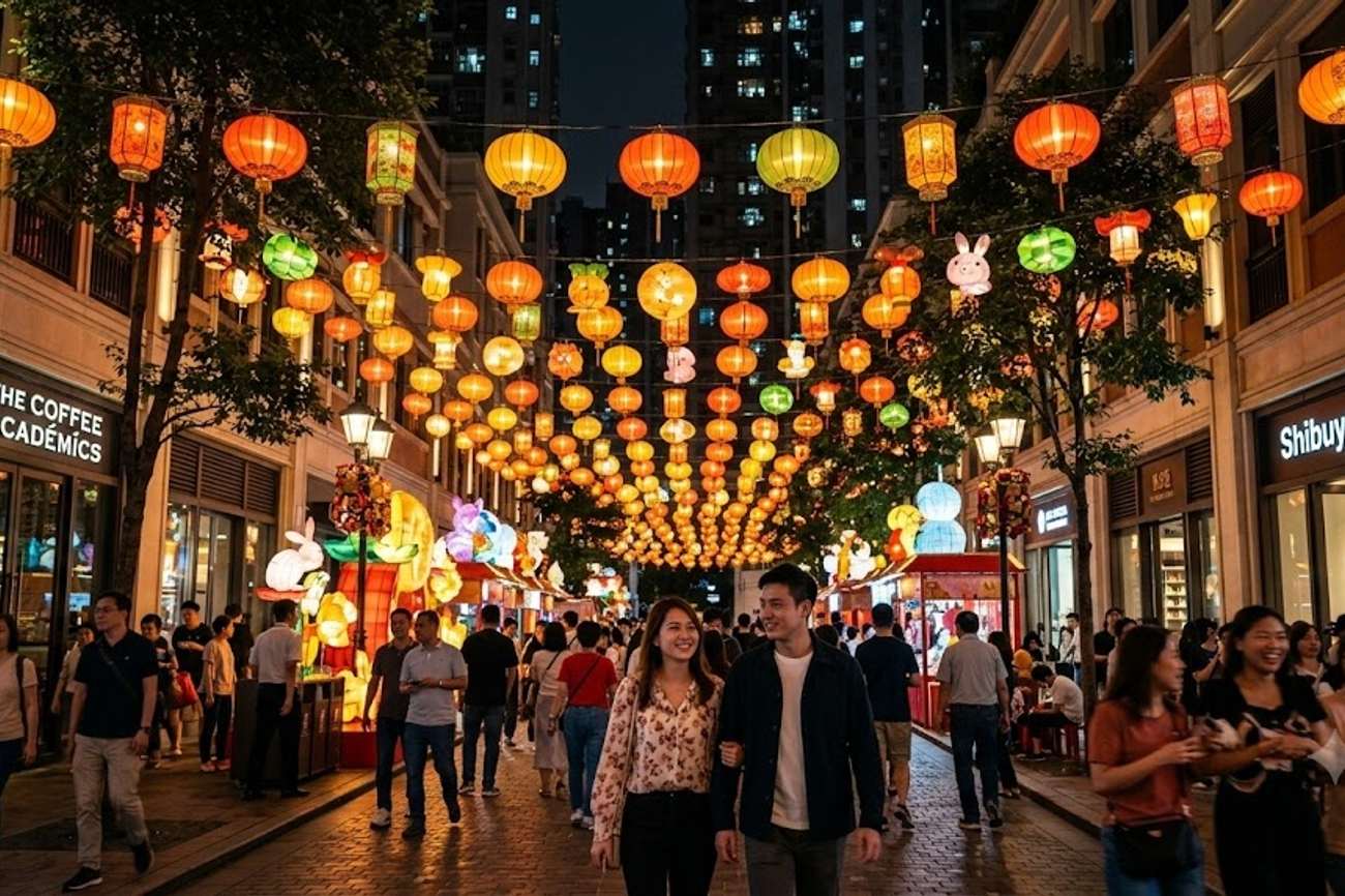 Hong Kong Moon Fest Lumiere at Lee Tung Avenue: Wan Chai Mid-Autumn Light Art Guide