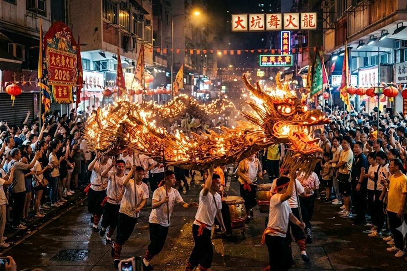 Hong Kong Tai Hang Fire Dragon Dance 2026: Guide, History & Visitor Tips
