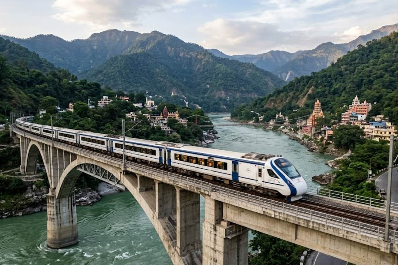 India Travel Upgrade as New Rail Projects Cut Delhi to Rishikesh and Karnaprayag Journey Times