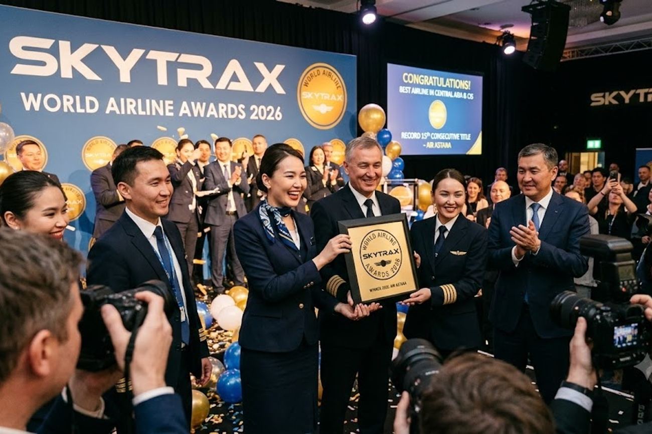 Kazakhstan’s Air Astana Achieves Record 15th Best Airline Title at Prestigious 2026 World Airline Awards