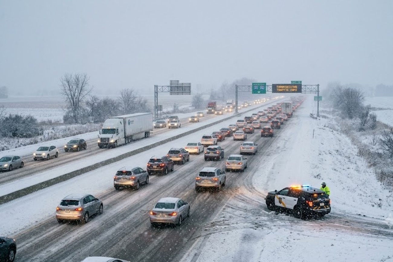 Michigan Aligns Wisconsin and Illinois Could Be Hit by Thanksgiving Snow as US Holiday Travel Warning Grows