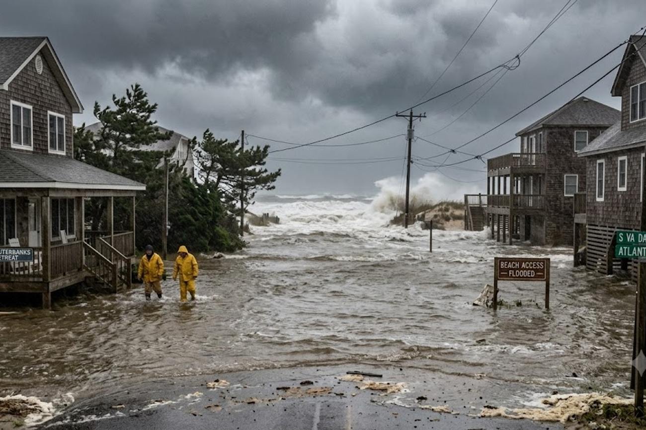 North Carolina Joins Virginia, Maryland, Delaware and More US States Now Trembling with Late September Nor’easter Coastal Floodings and Rains