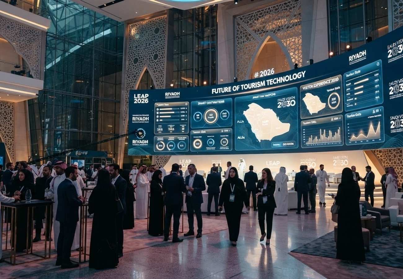 Digital representation of Saudi Arabia tourism infrastructure and technology