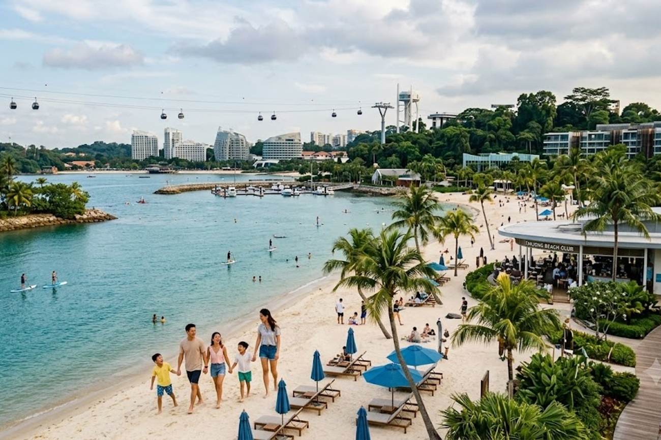 Singapore Plans Greater Sentosa Tourism Transformation to Double Visitors With New Attractions and Beaches