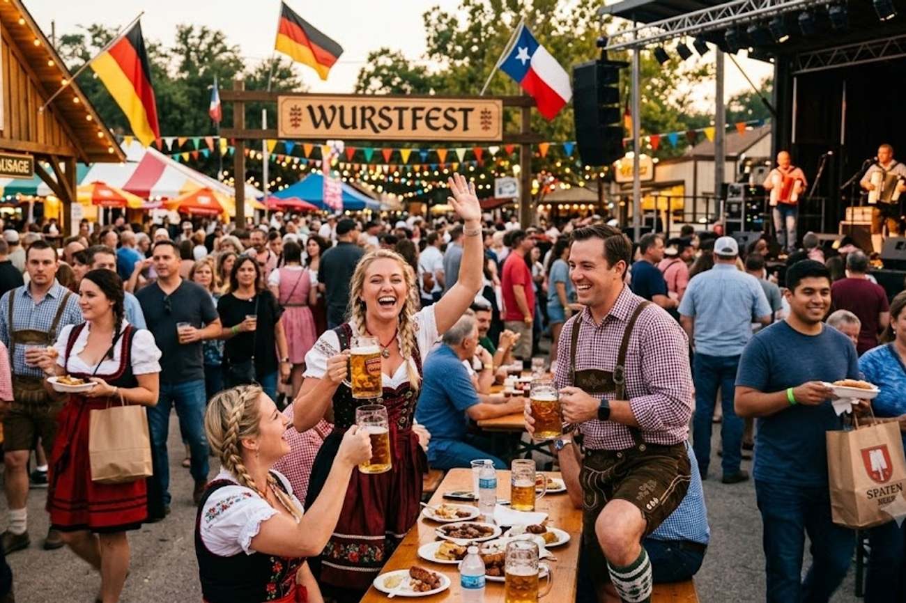 Texas German Festivals Lead Heritage Tourism Growth as Fredericksburg and Wurstfest Draw Visitors