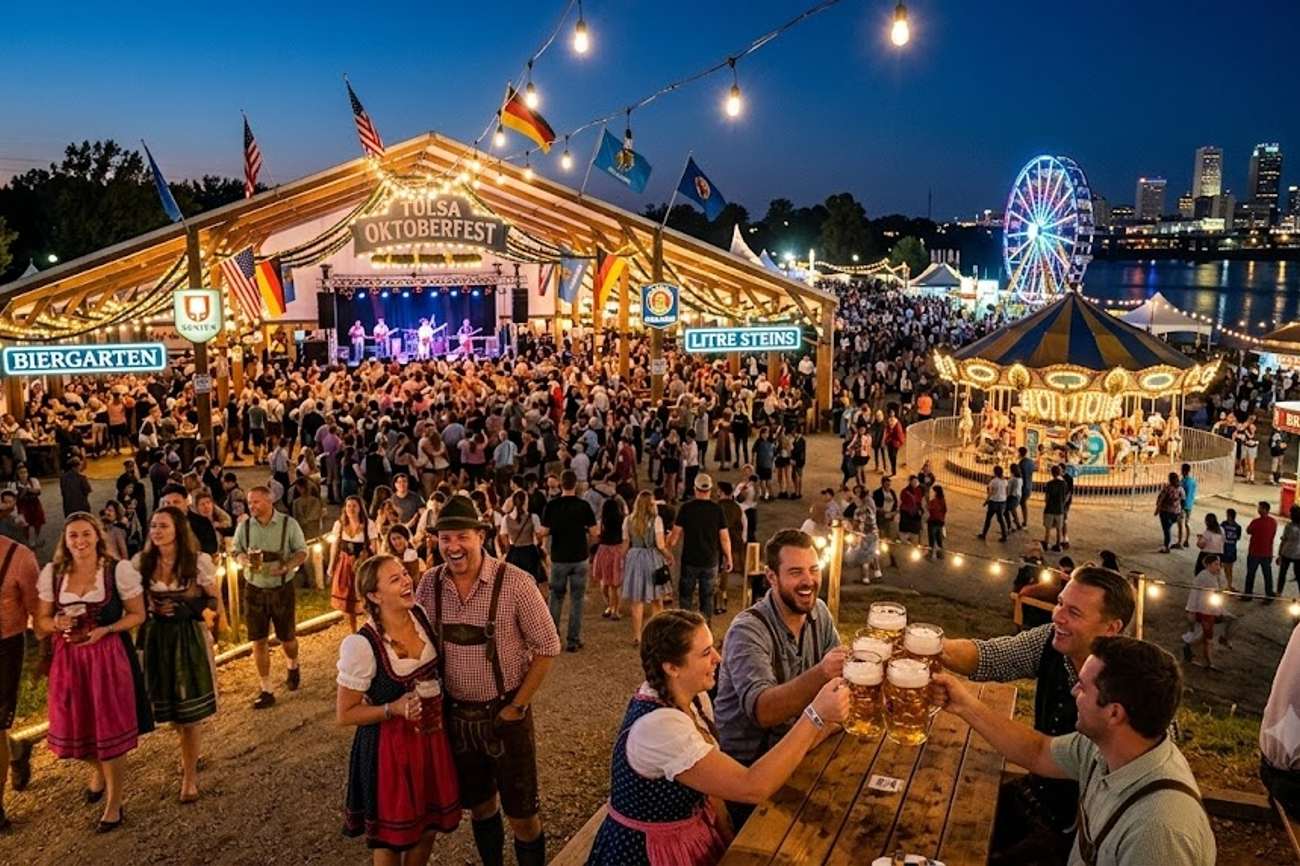 Tulsa Oktoberfest 2026 Offers A Bavarian Travel Escape With Beer Tents Music And Family Fun