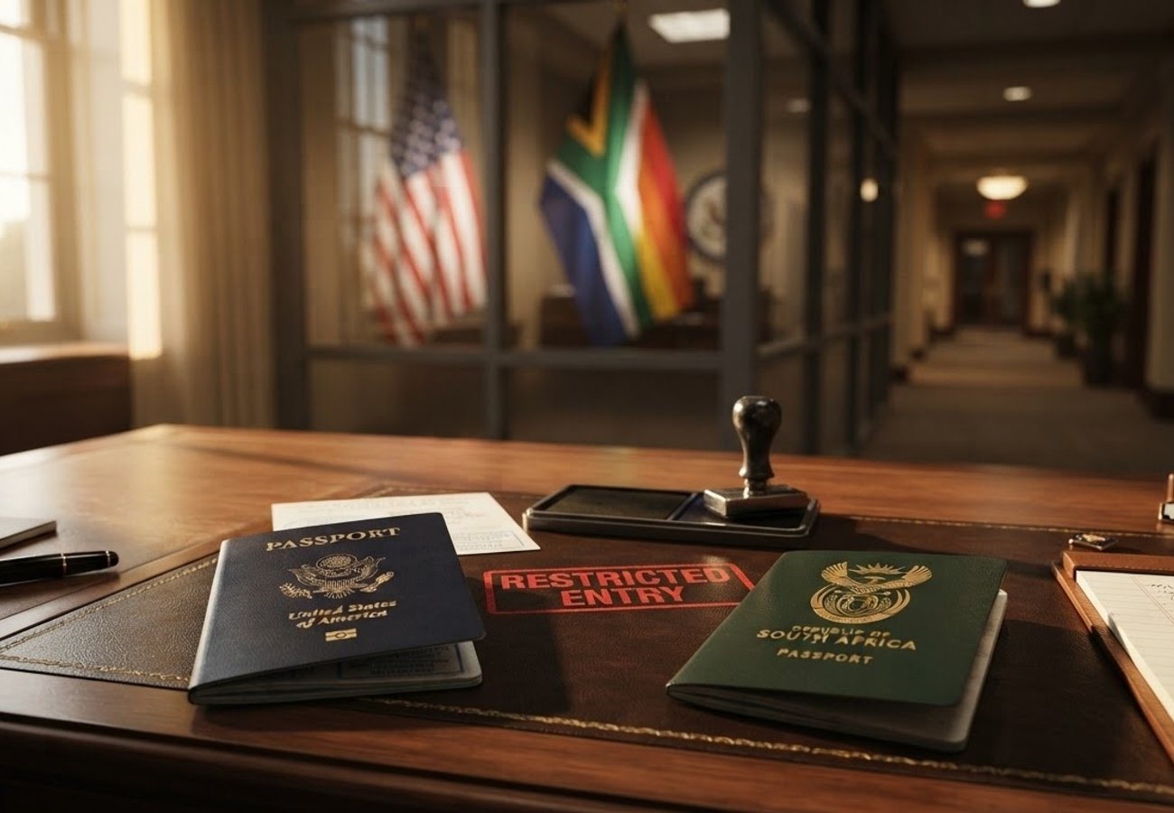 US South Africa Travel Restrictions 2026: Targeted Visa Bans Impacting Diplomatic Transit