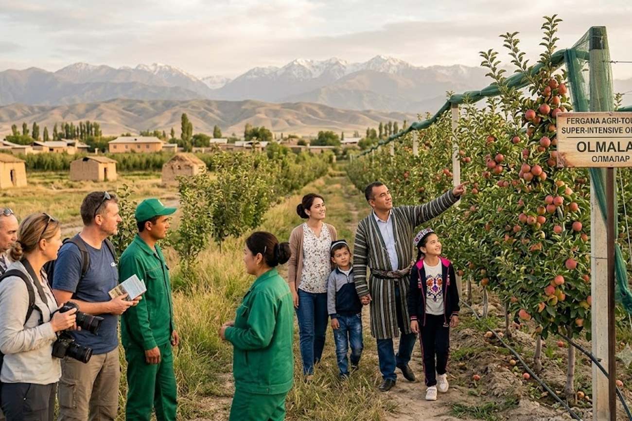 Uzbekistan Pivots from Cotton to Super-Intensive Orchards to Fuel Fergana Agritourism Boom