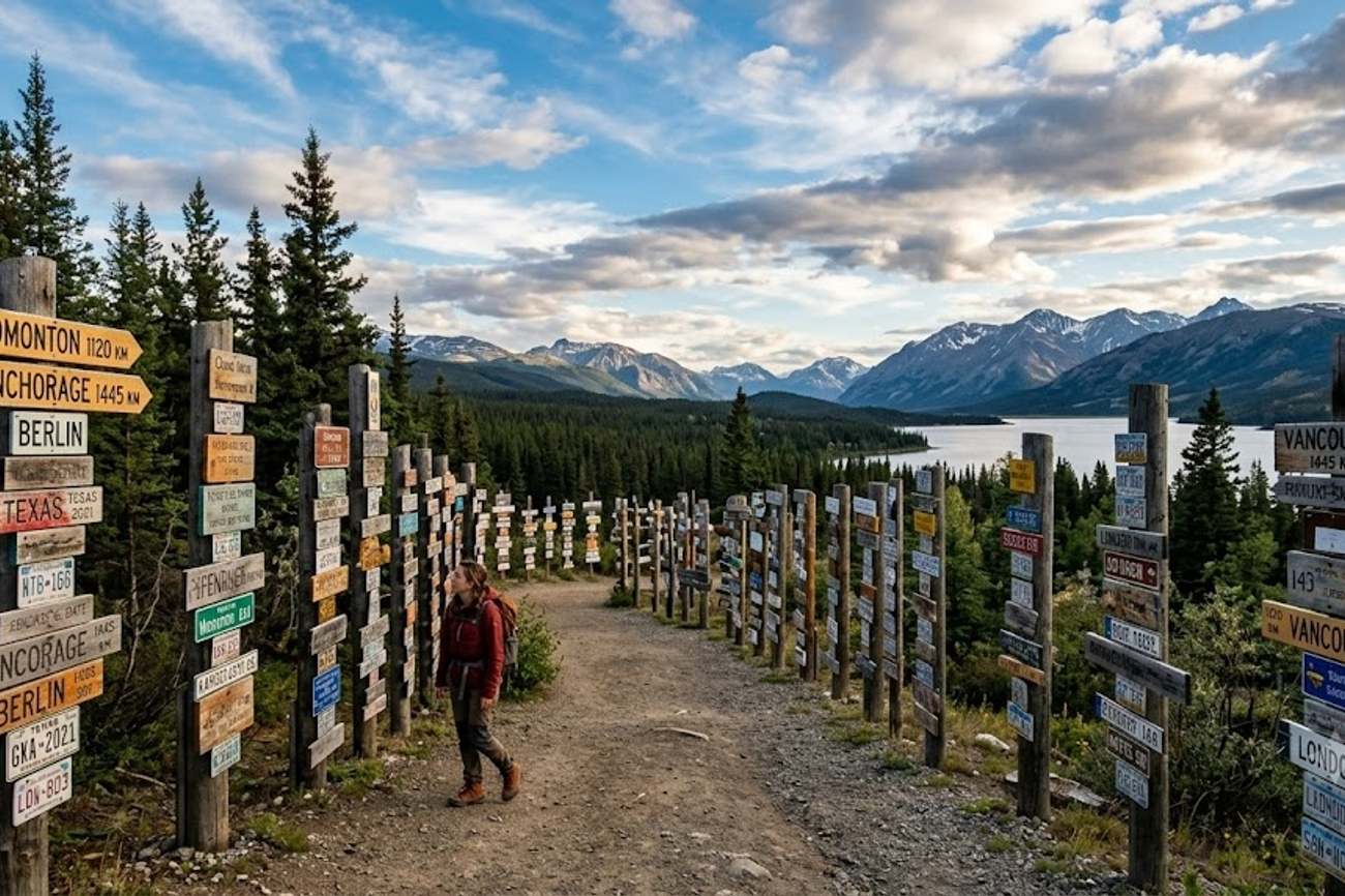 Watson Lake Opens a Hidden Yukon World of Signs Wild Trails and Northern Skies