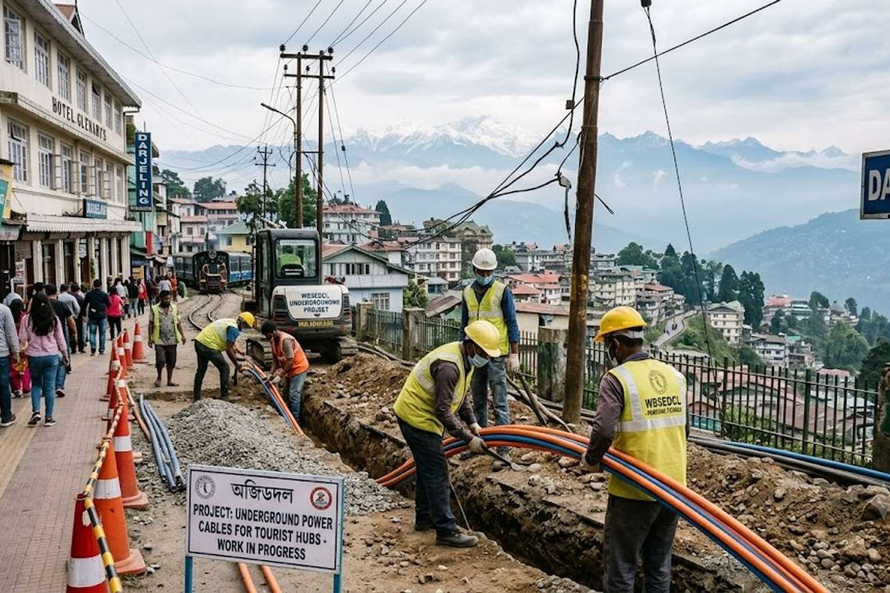 West Bengal to Move Power Grids Underground Across 16 Tourist Hubs