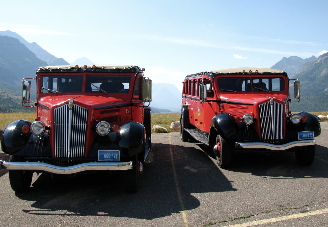 Prince of Wales Hotel above the fjords of Waterton Lakes