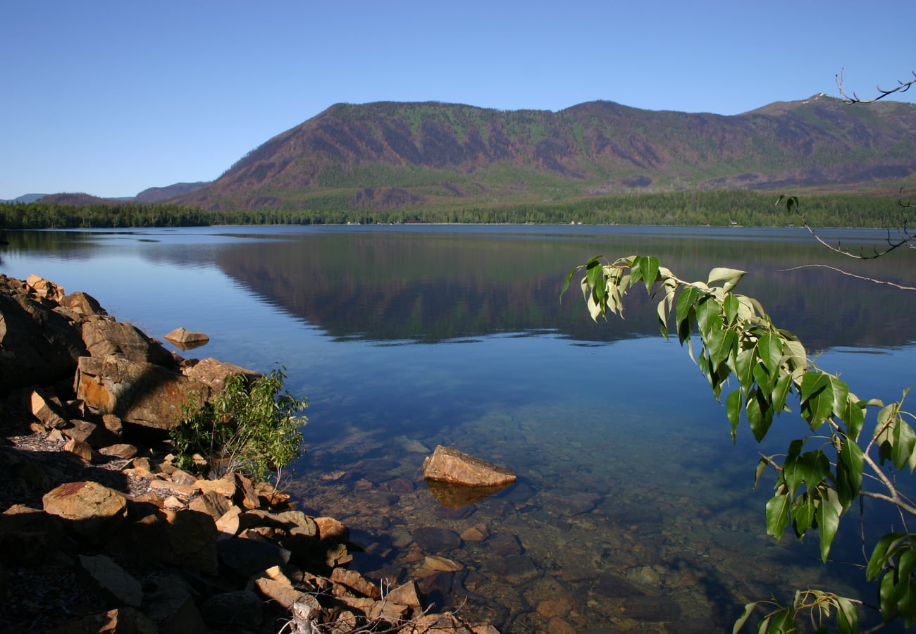 Lake McDonald along Going to the Sun Road in Glacier National Park