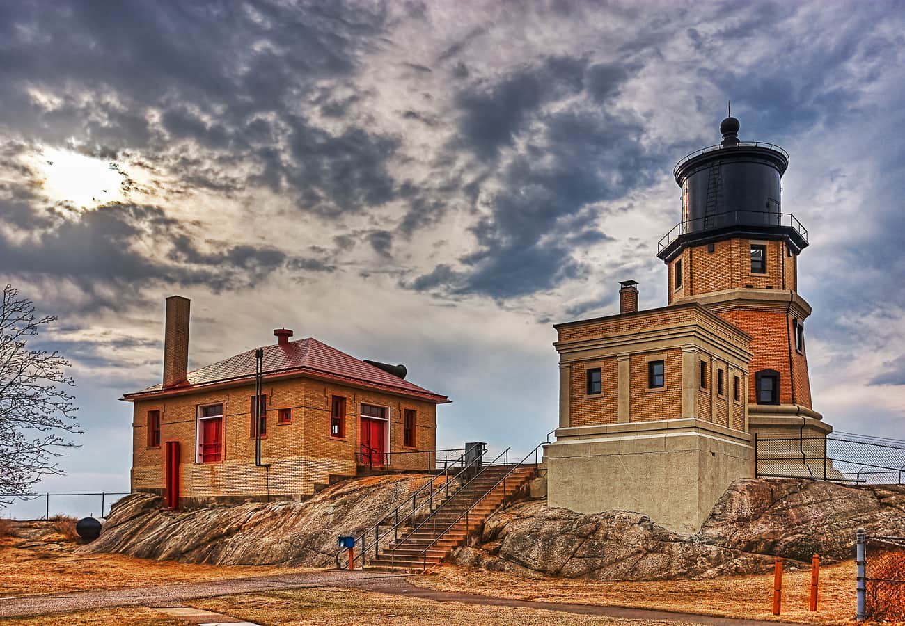 Split Rock Lighthouse on Lake Superior North Shore