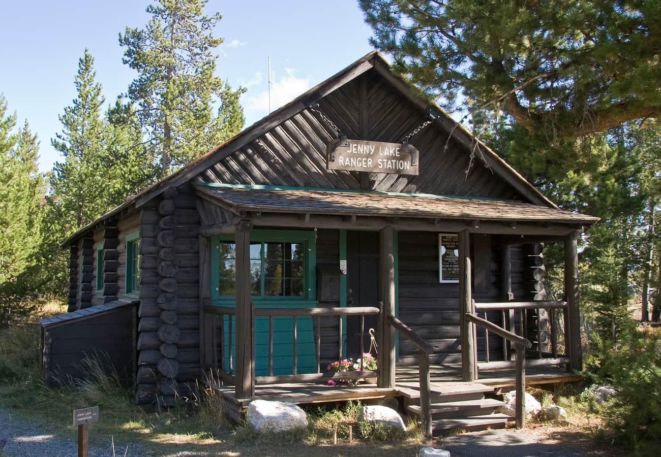 Historic Jenny Lake Ranger Station in Grand Teton National Park