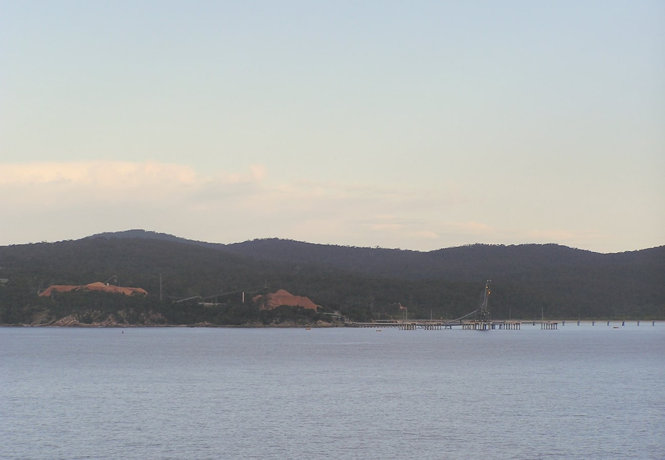 Panoramic views across Twofold Bay and the rugged forested headlands of Eden