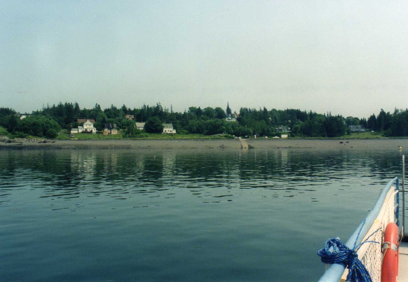 Historic coastal cliffs and waters surrounding Campobello Island