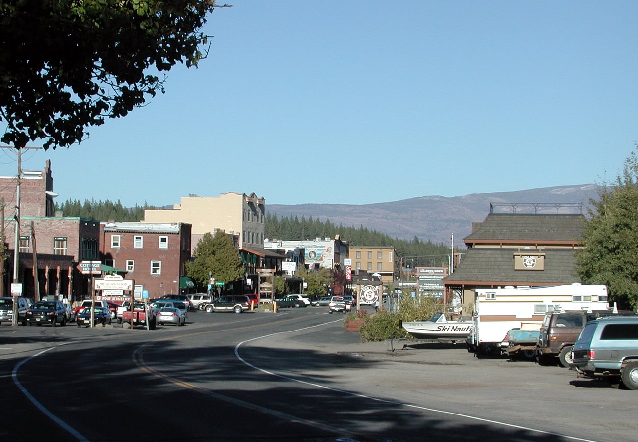 Truckee and the high Sierra Nevada corridor along Interstate 80