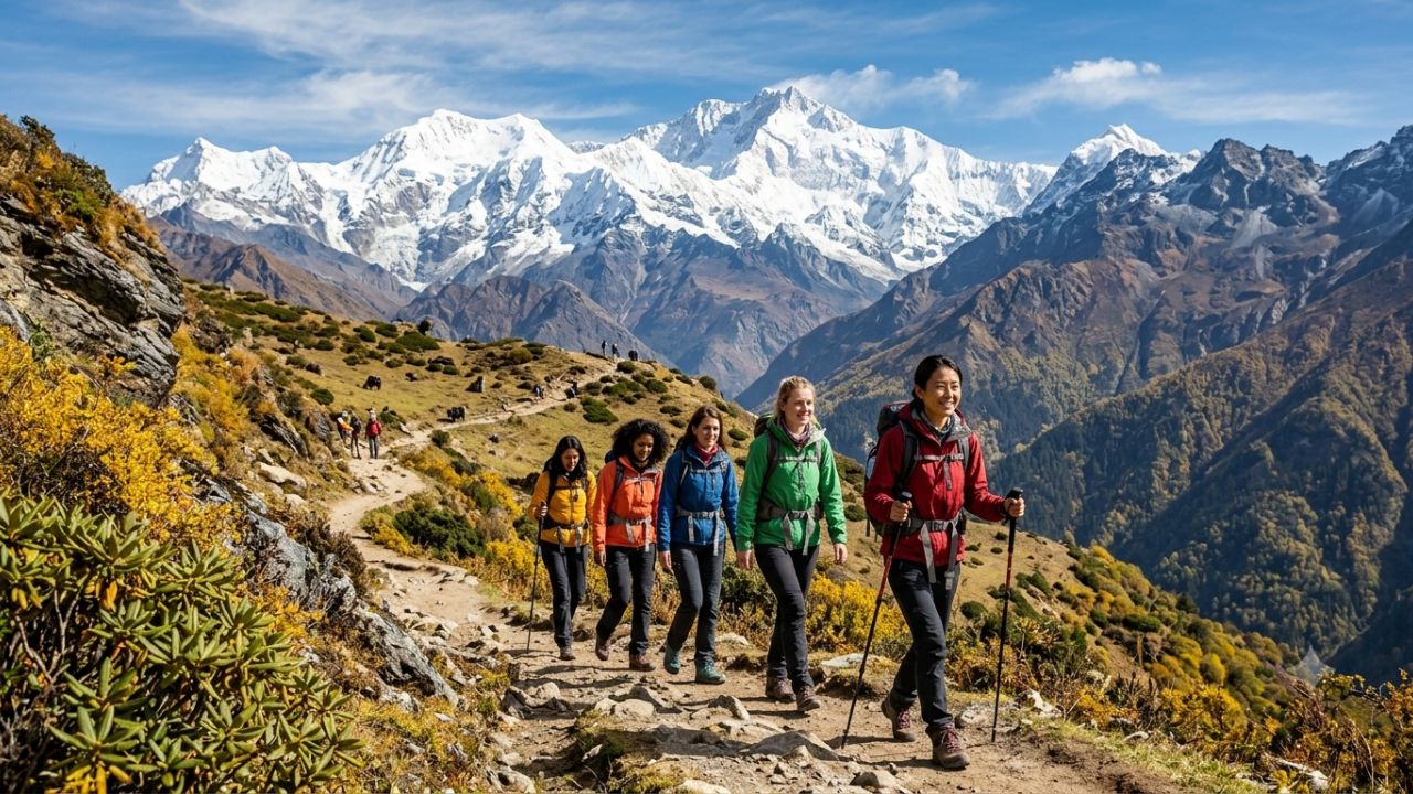 Germany, France, and US Trekkers Fuel Autumn Tourism Surge in Nepal's Kanchenjunga Region