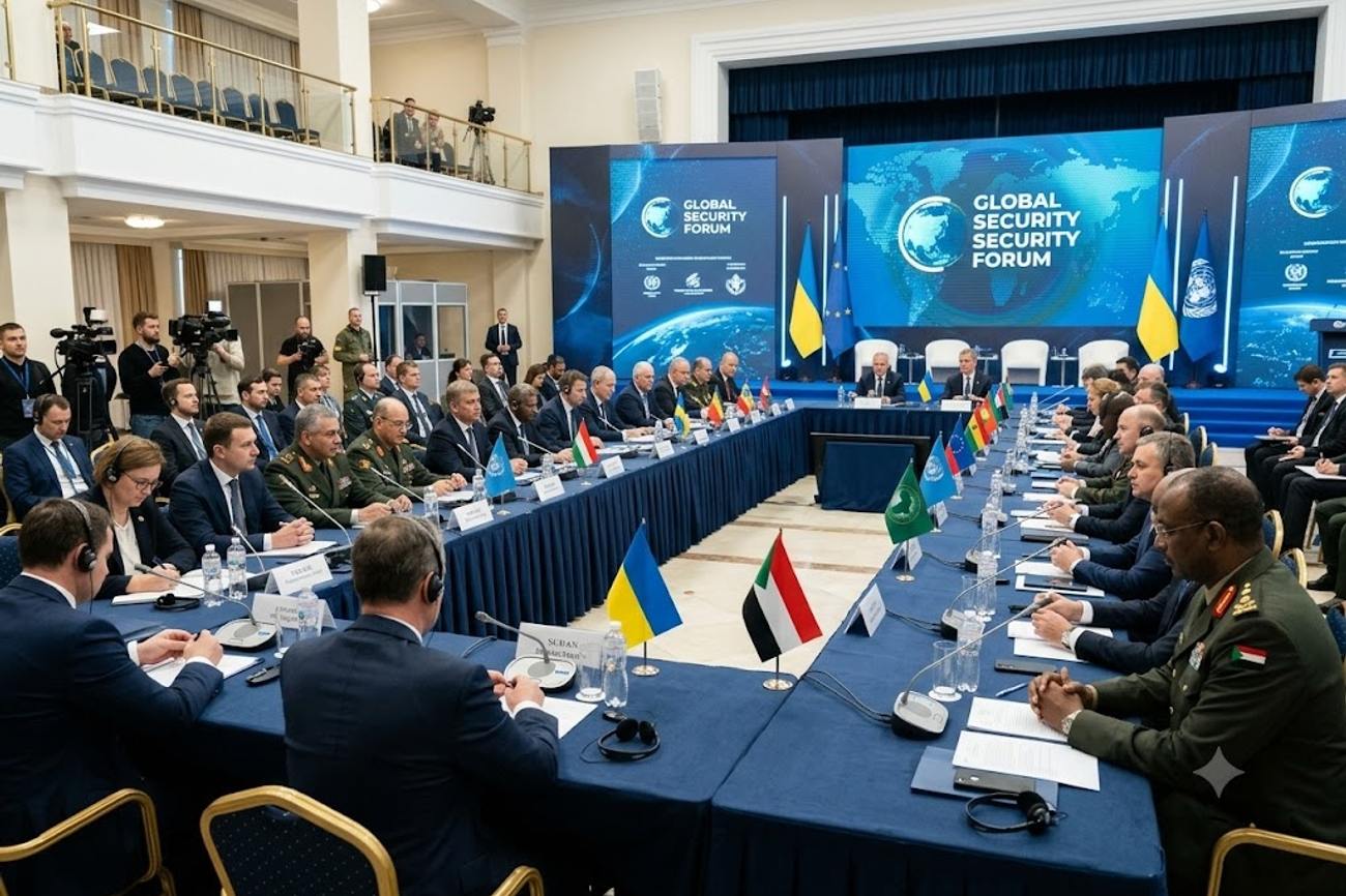 Ukraine Teams Up With Sudan and Other Countries In a Joint Global Security Forum To Tackle Mutual Crises