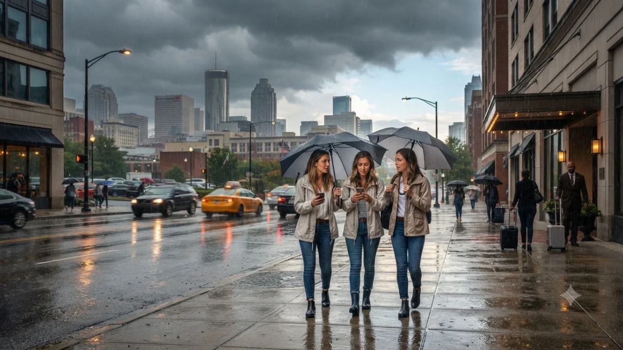 US Weekend Travel Split: Gulf Storms Threaten Atlanta and the Southeast as New York and Boston Stay Dry