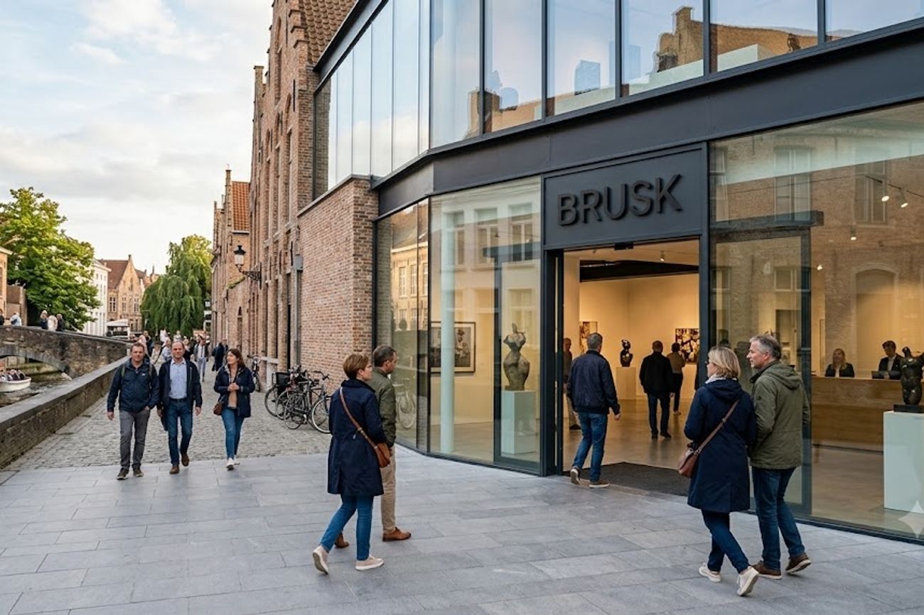 BRUSK Art Gallery Redefines Cultural Tourism in Bruges