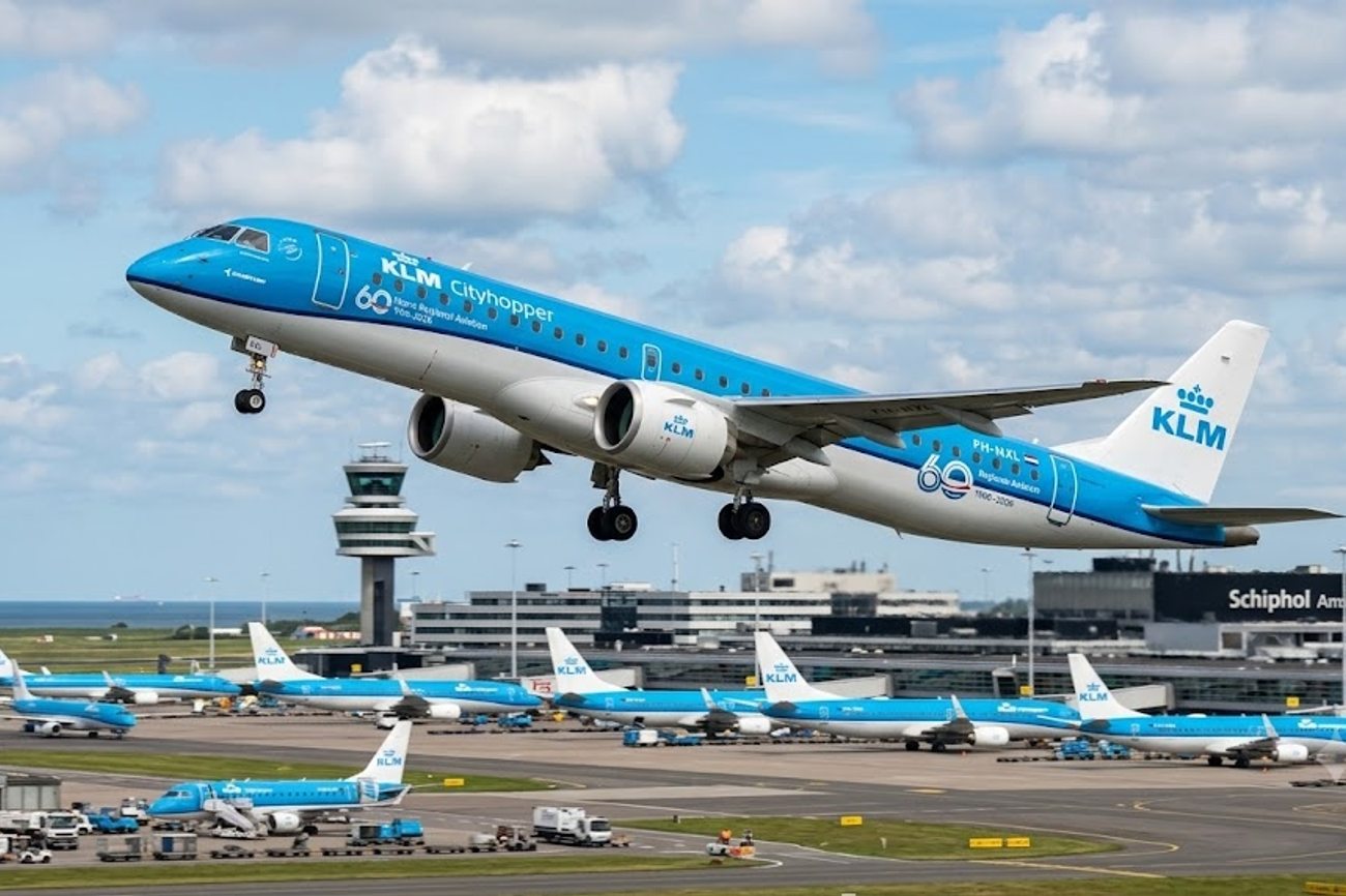 KLM Cityhopper Marks 60 Years of Regional Aviation with 350 Daily Flights