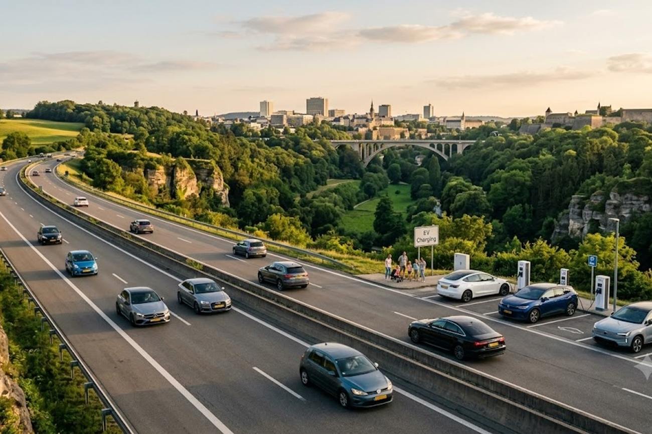 Luxembourg Dominates Europe With Youngest Car Fleet as Norway Leads Electric Transition