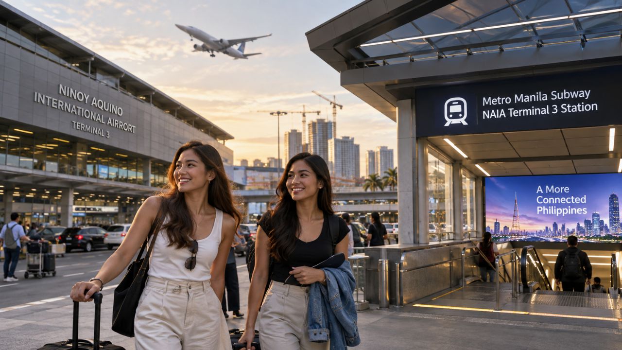 Metro Manila Subway NAIA Terminal 3 Station Construction Begins to Cut Airport Transit Time to 40 Minutes