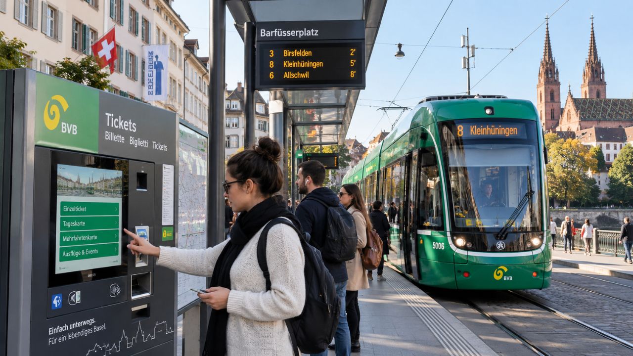 Basel Public Transport Authority BVB Awards Contract for 500 Cashless Ticket Systems Launching in 2027