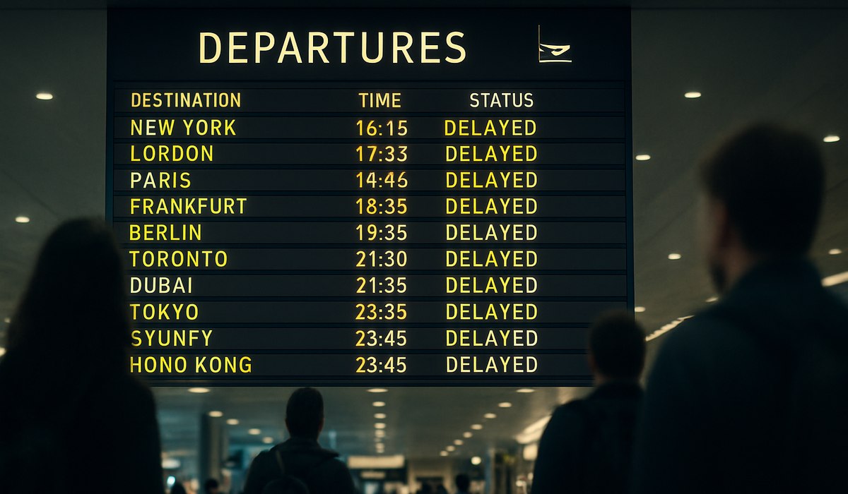 April Flight Disruptions Trigger 311 Delays Across Seven Nations