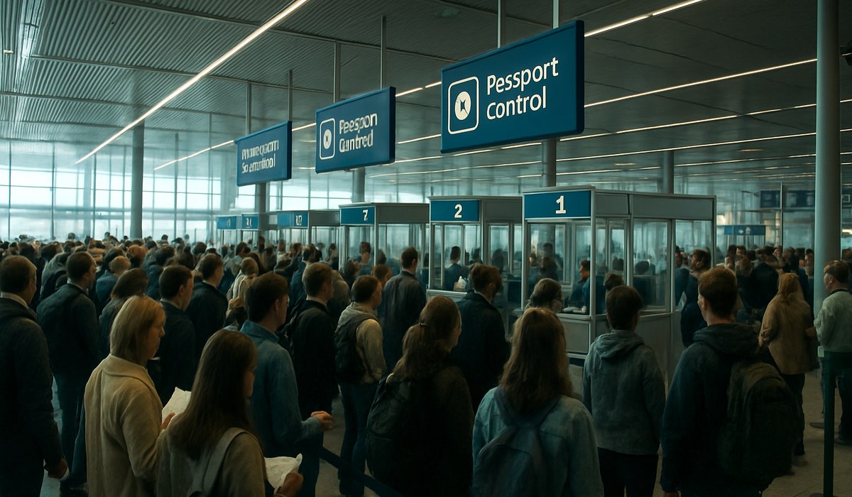 Border Delays Leave Dozens Stranded as European Flights Depart Empty